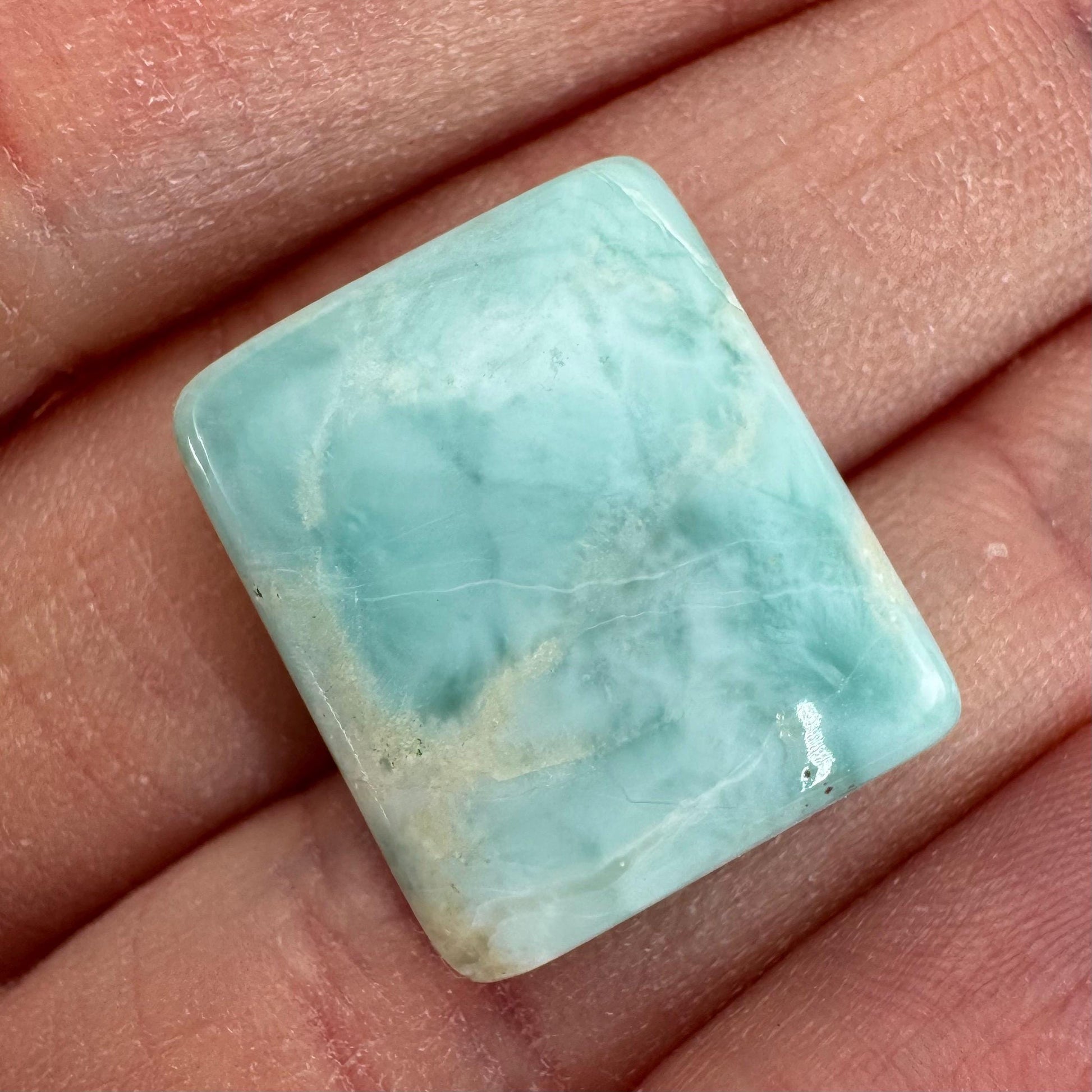 Larimar Cabochon | Natural Blue Gemstone