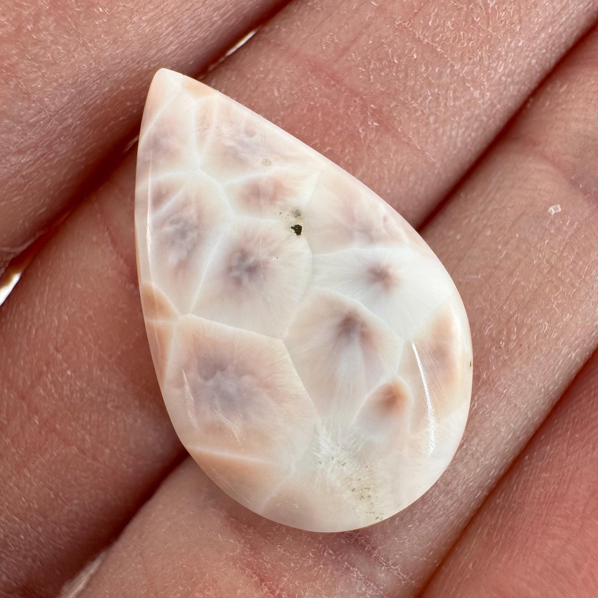 Pink Natrolite Cabochon | Natural Gemstone