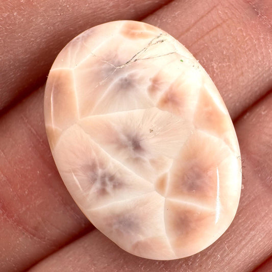 Pink Natrolite Cabochon | Natural Gemstone