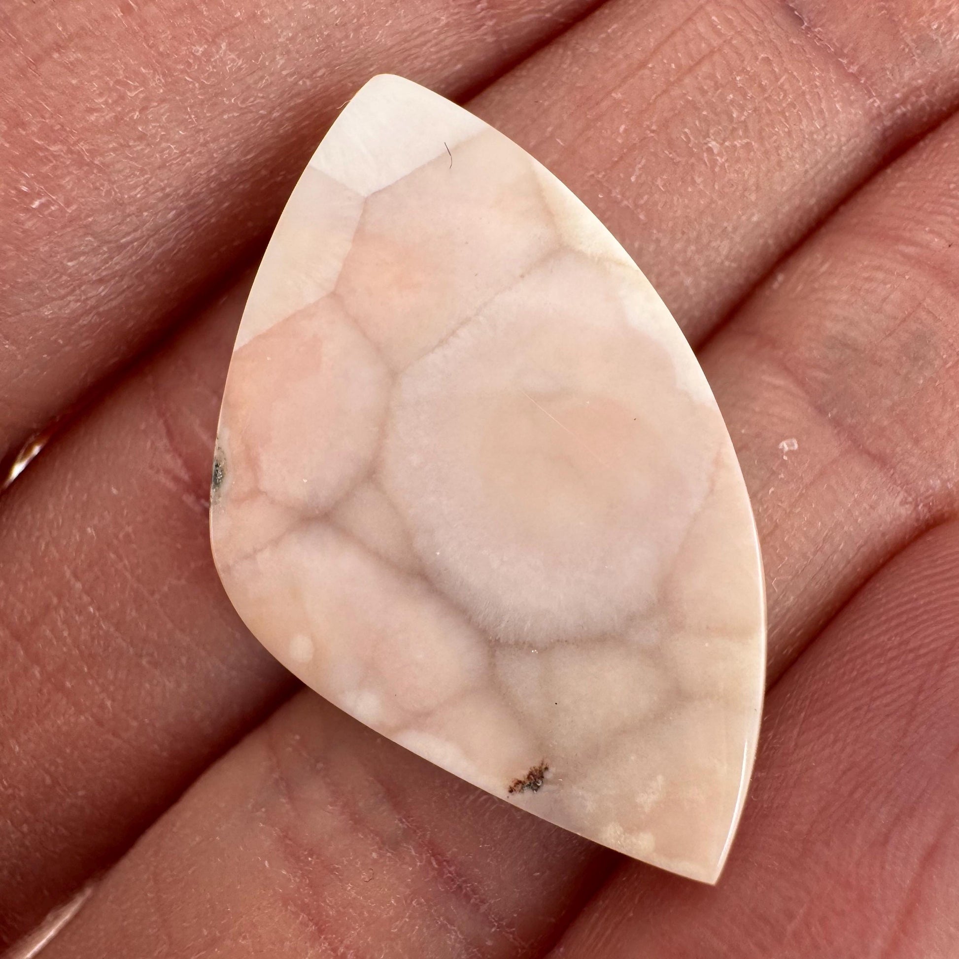 Pink Natrolite Cabochon | Natural Gemstone
