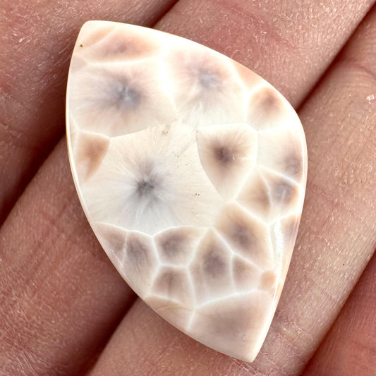 Pink Natrolite Cabochon | Natural Gemstone