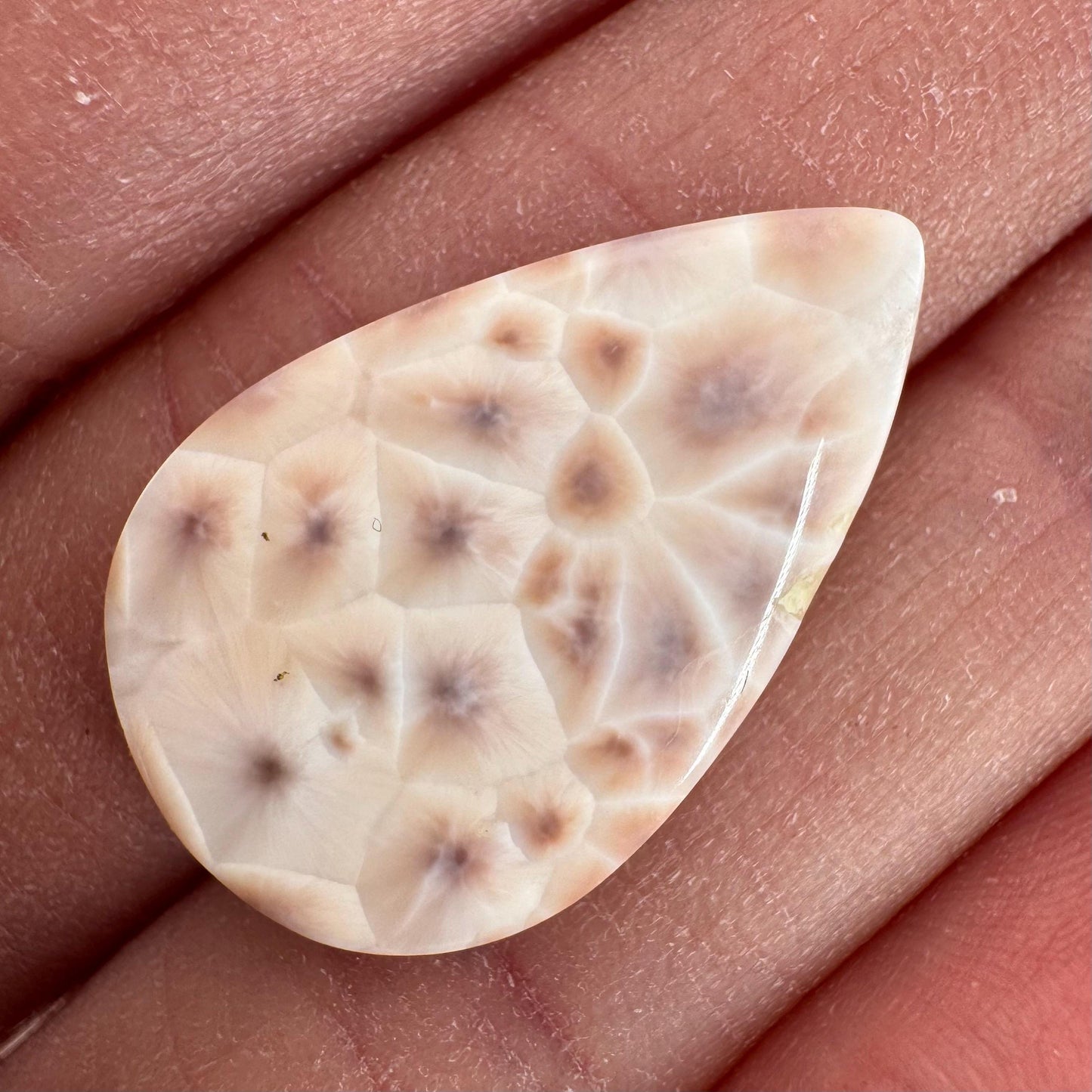 Pink Natrolite Cabochon | Natural Gemstone