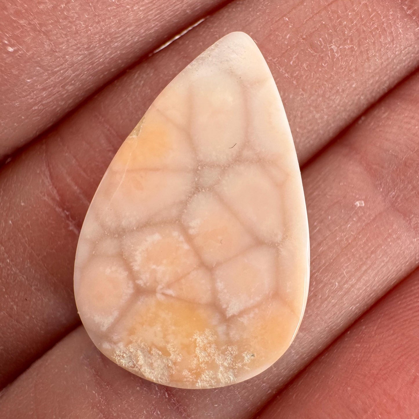 Pink Natrolite Cabochon | Natural Gemstone