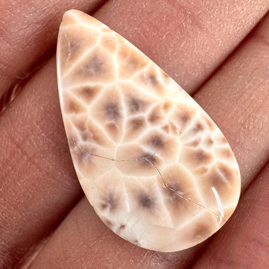 Pink Natrolite Cabochon | Natural Gemstone