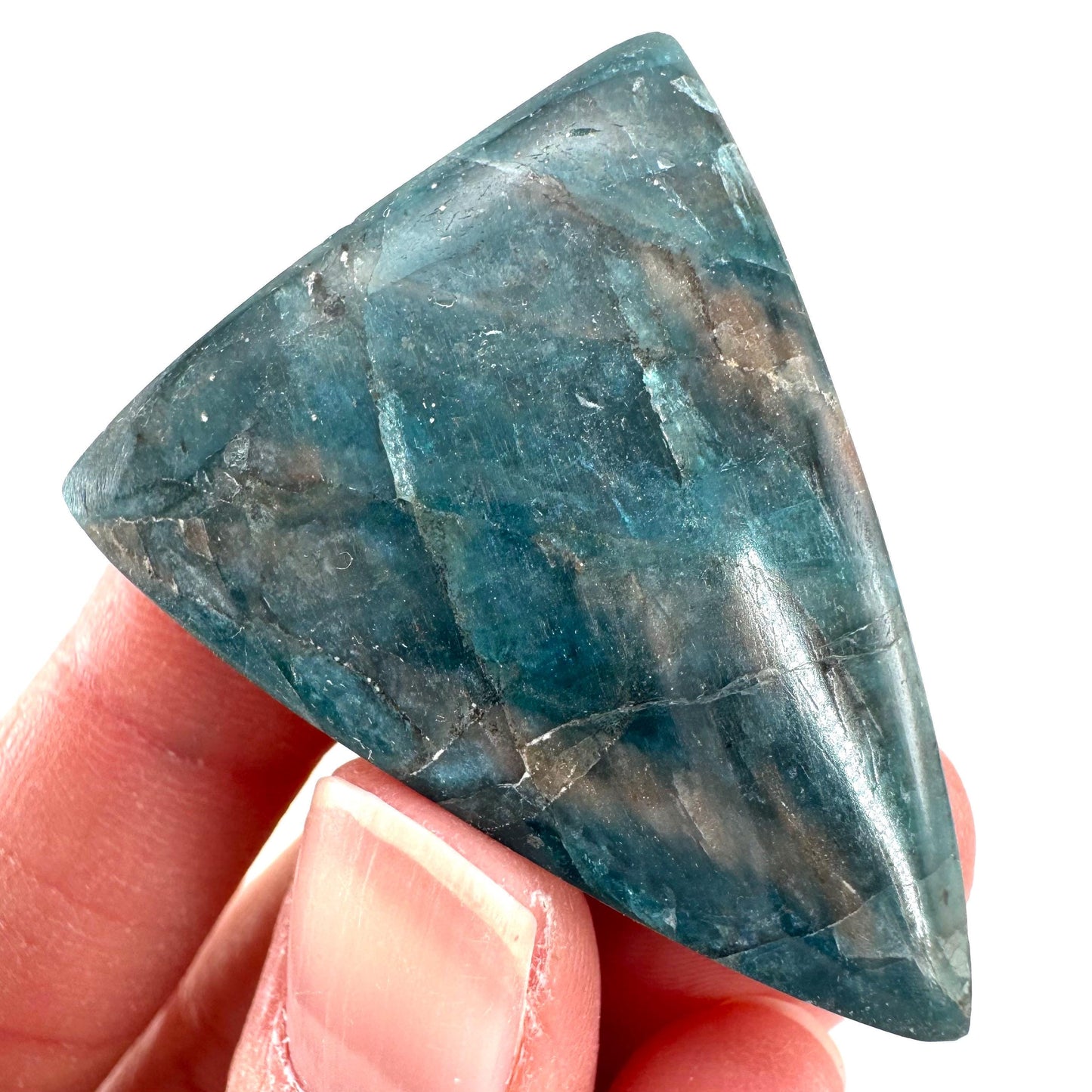 Blue Apatite Cabochon | Crystal Gemstone