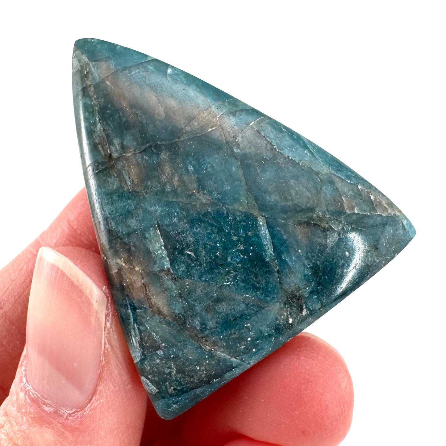 Blue Apatite Cabochon | Crystal Gemstone