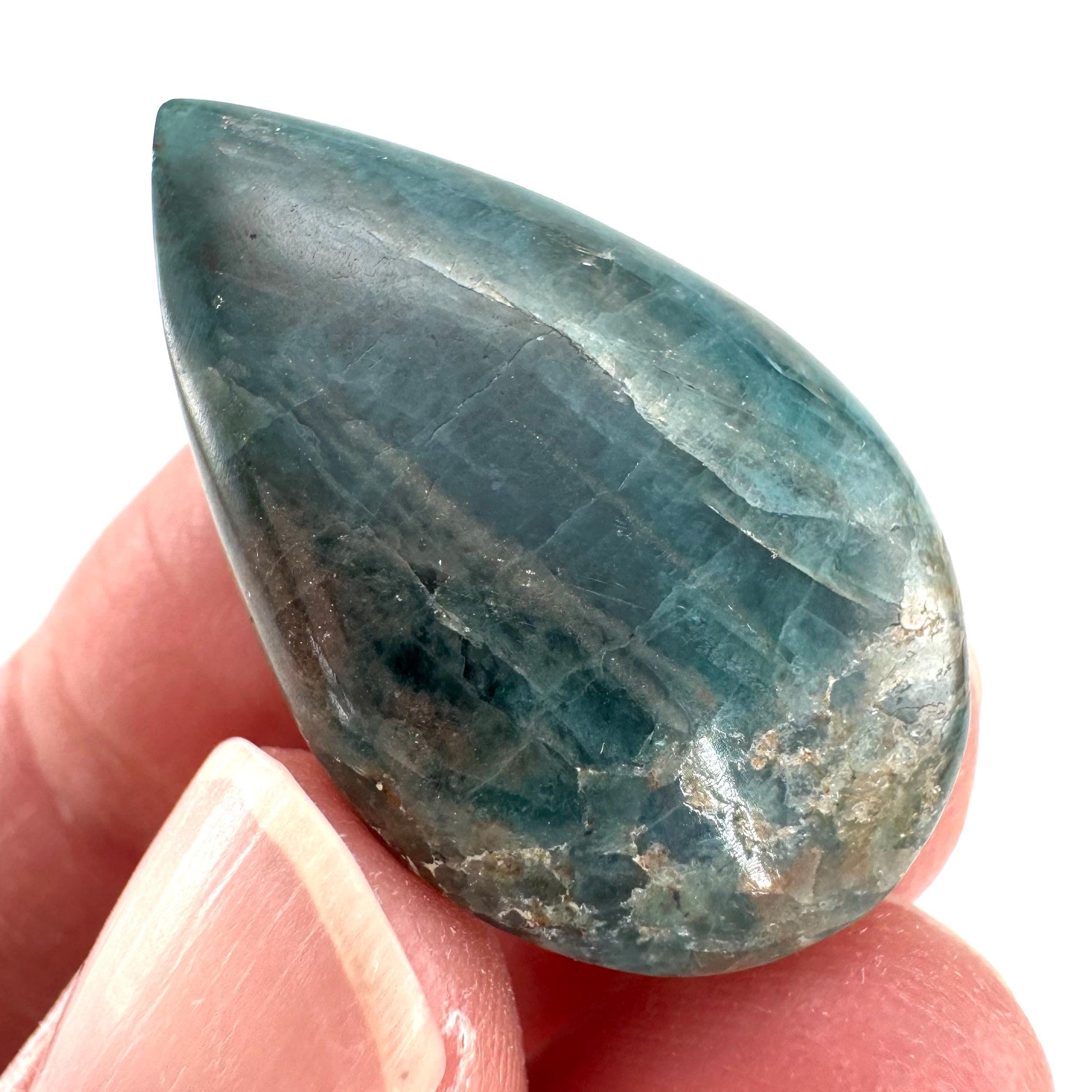 Blue Apatite Cabochon | Crystal Gemstone