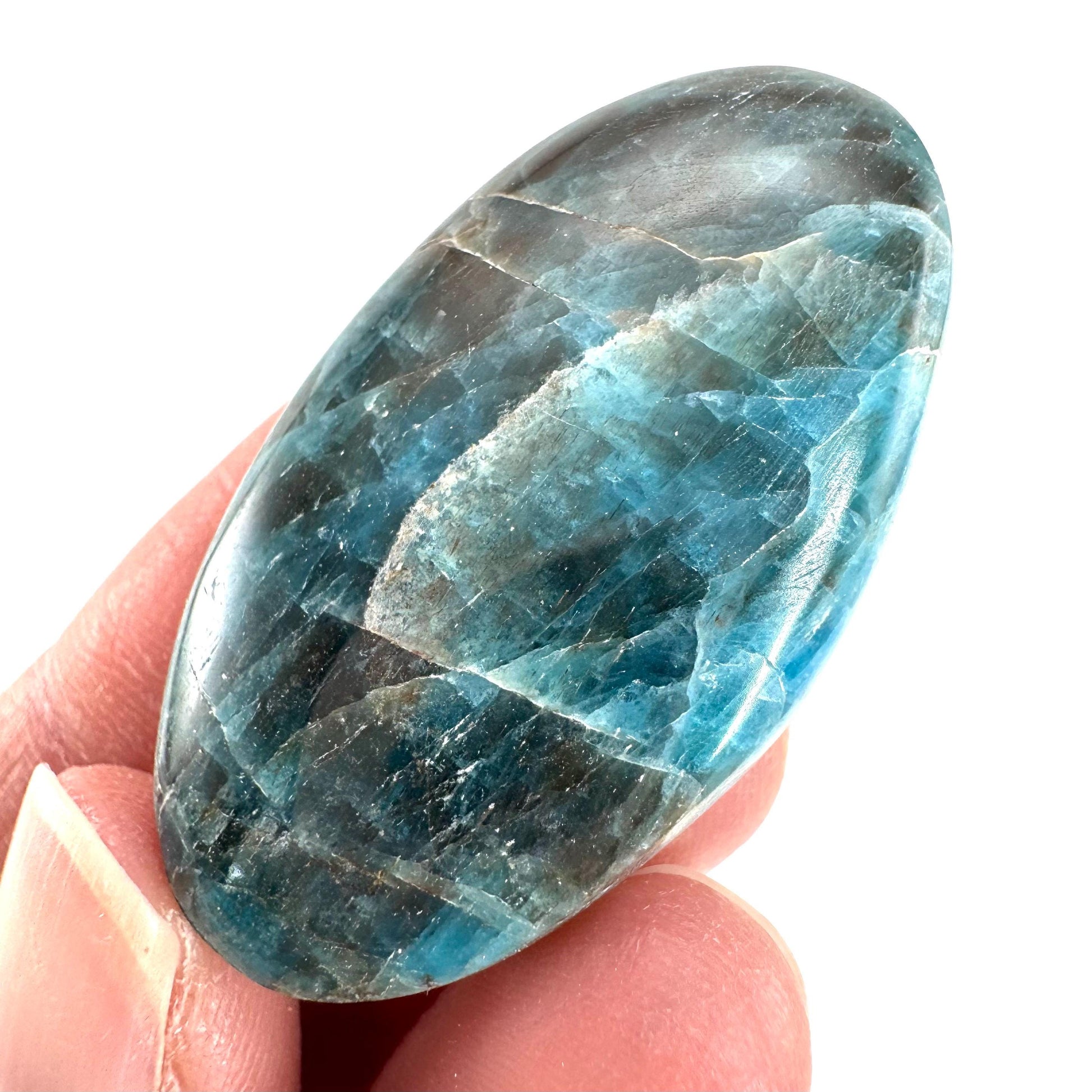 Blue Apatite Cabochon | Crystal Gemstone