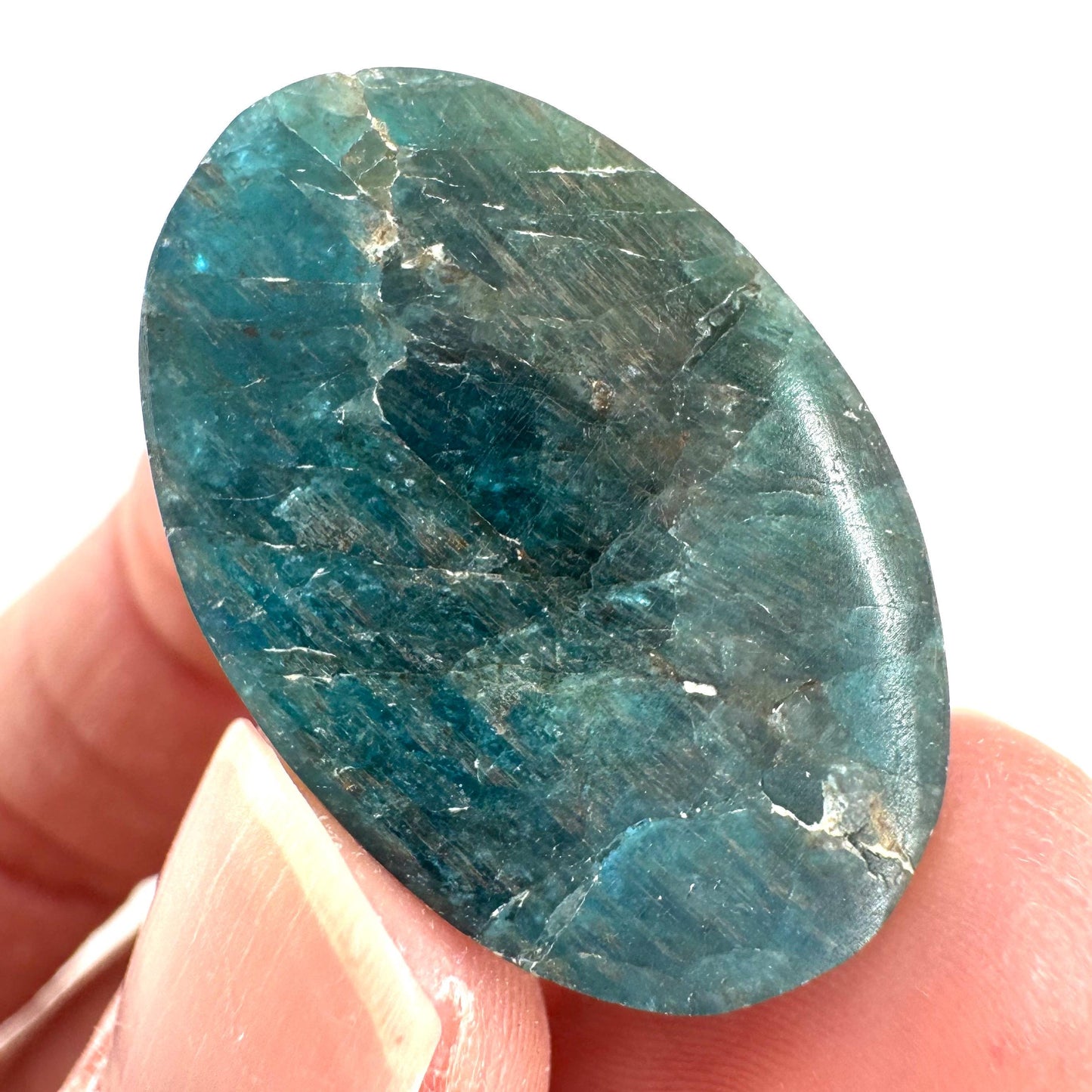 Blue Apatite Cabochon | Crystal Gemstone