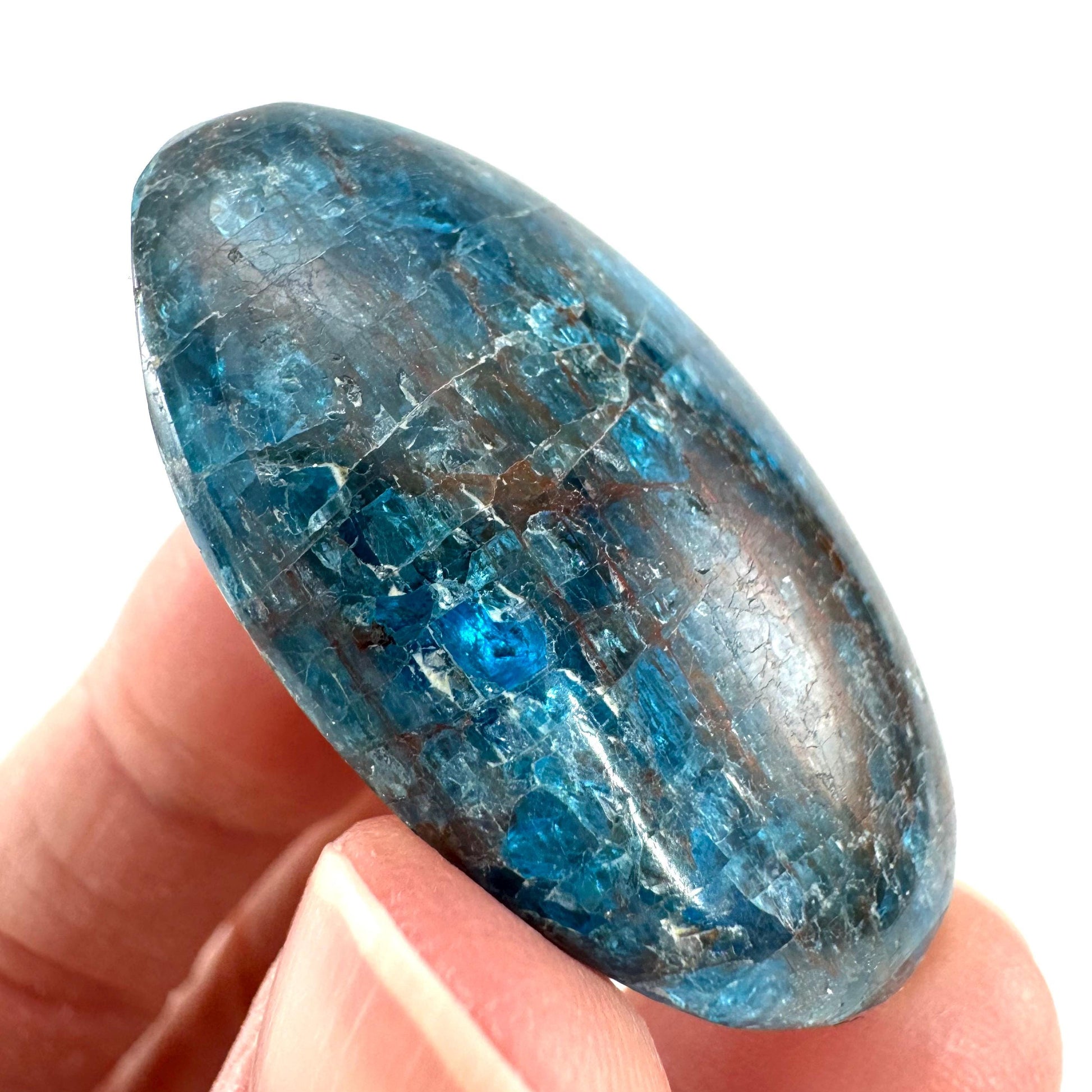 Blue Apatite Cabochon | Crystal Gemstone