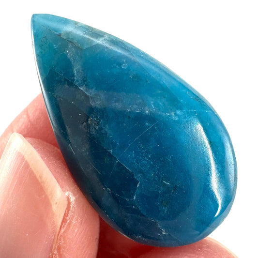 Blue Apatite Cabochon | Crystal Gemstone