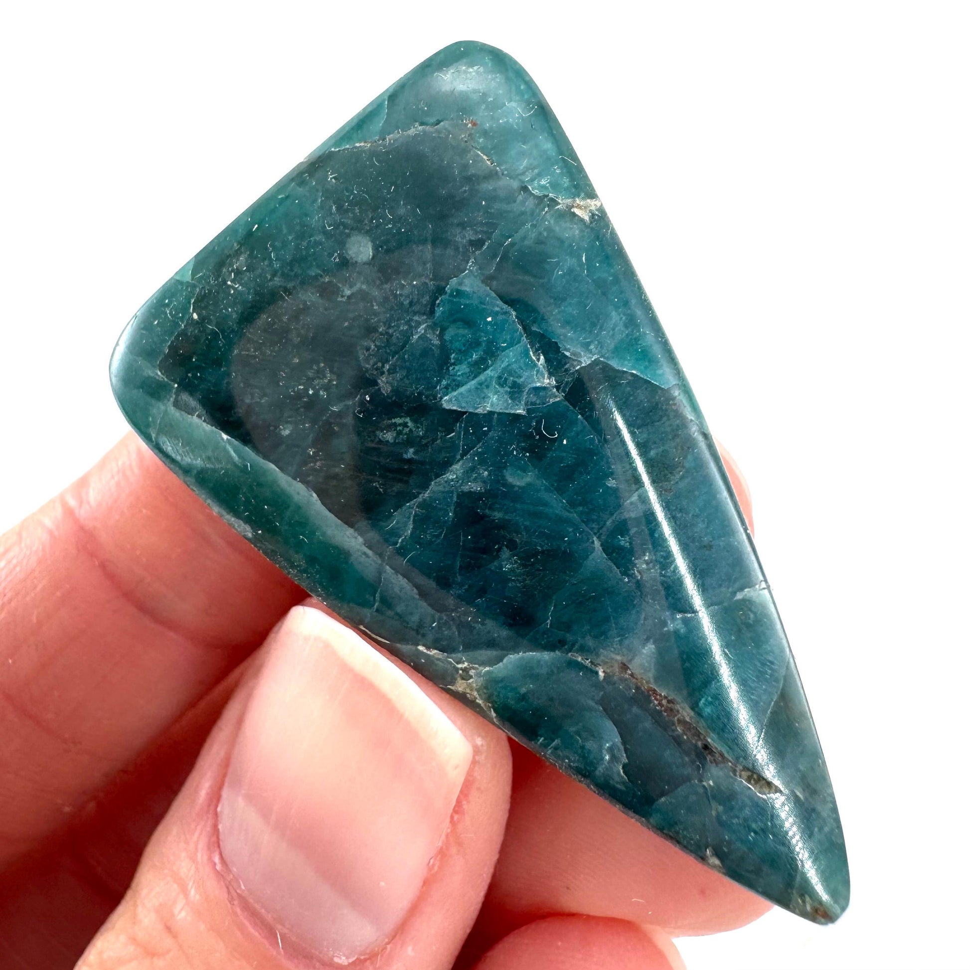 Blue Apatite Cabochon | Crystal Gemstone