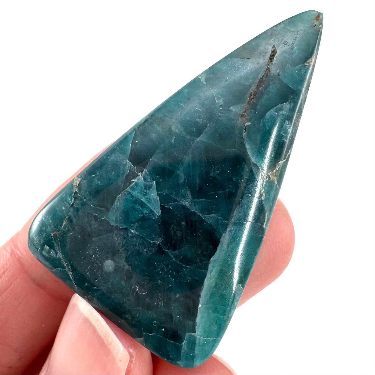 Blue Apatite Cabochon | Crystal Gemstone
