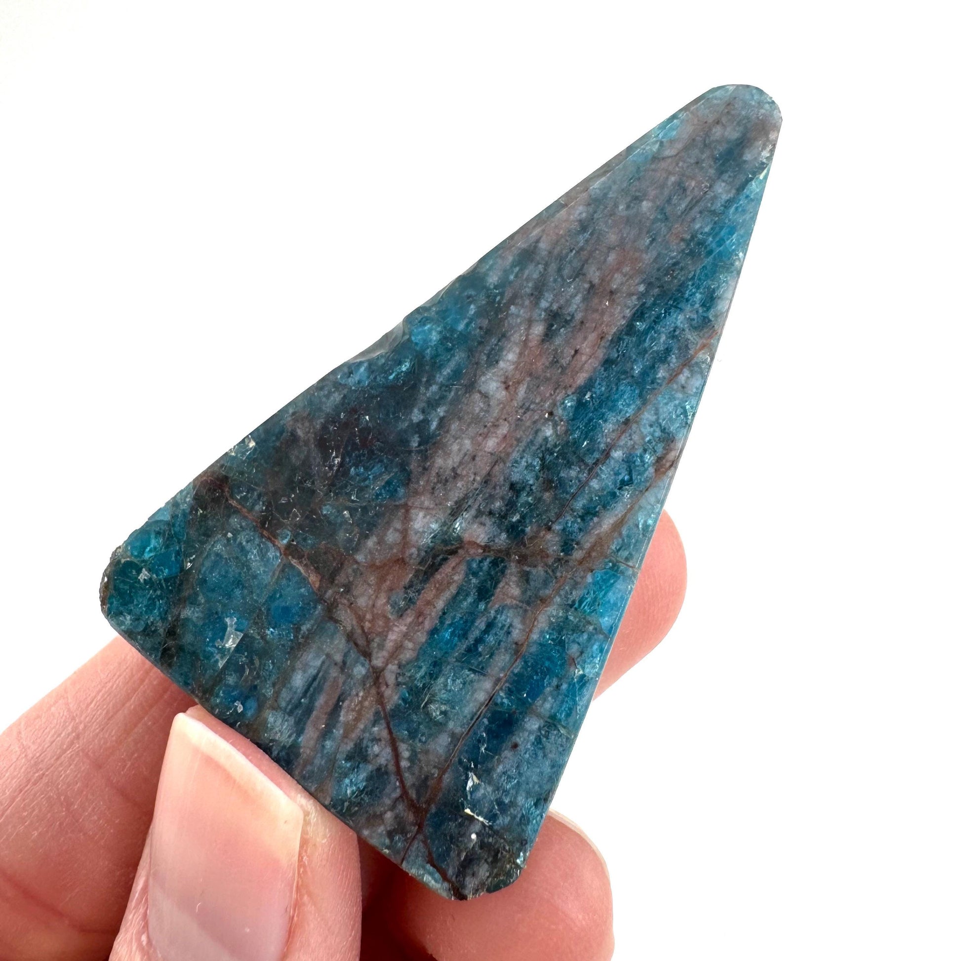 Blue Apatite Cabochon | Crystal Gemstone