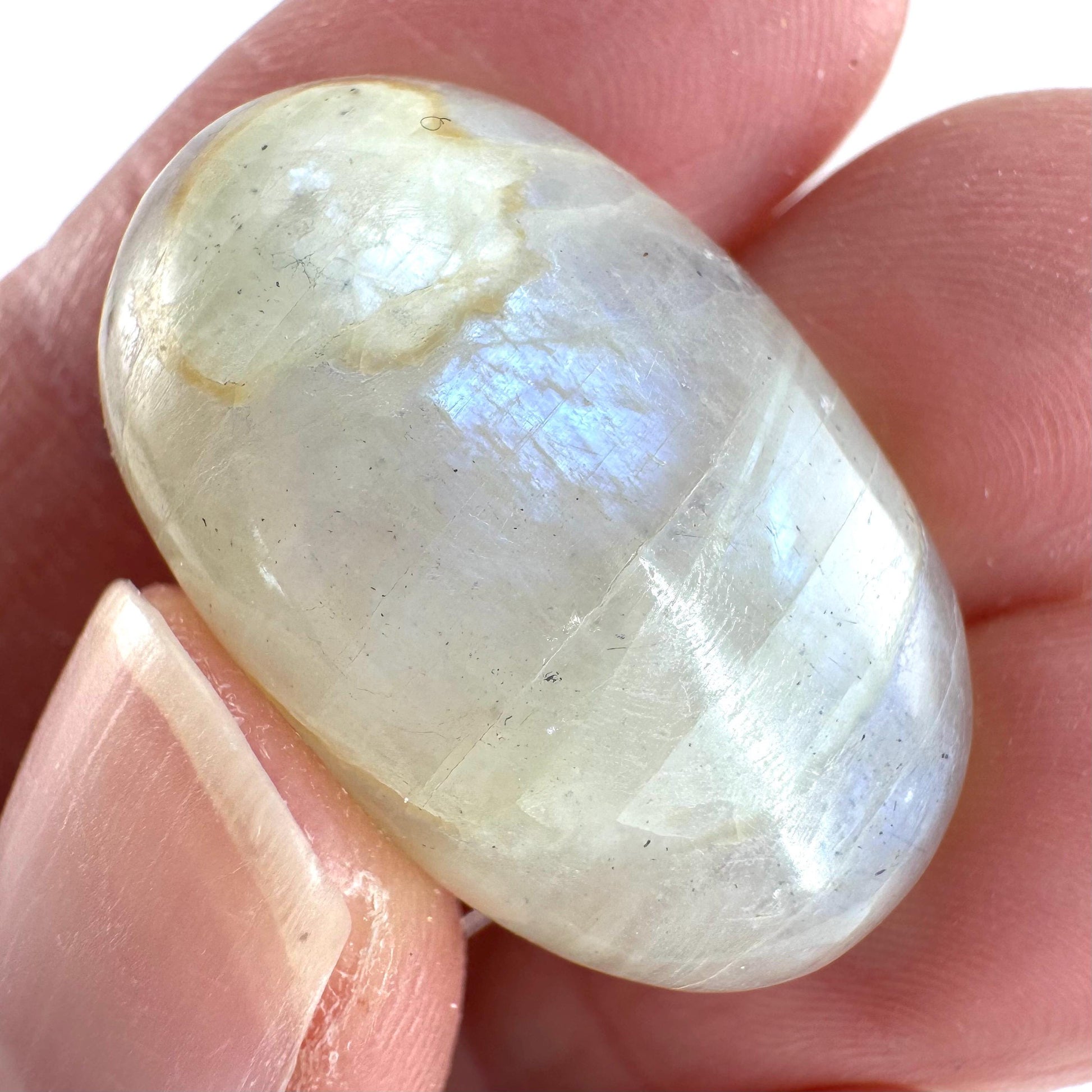 Flashy Garnierite Cabochon | Madagascar Moonstone Gemstone