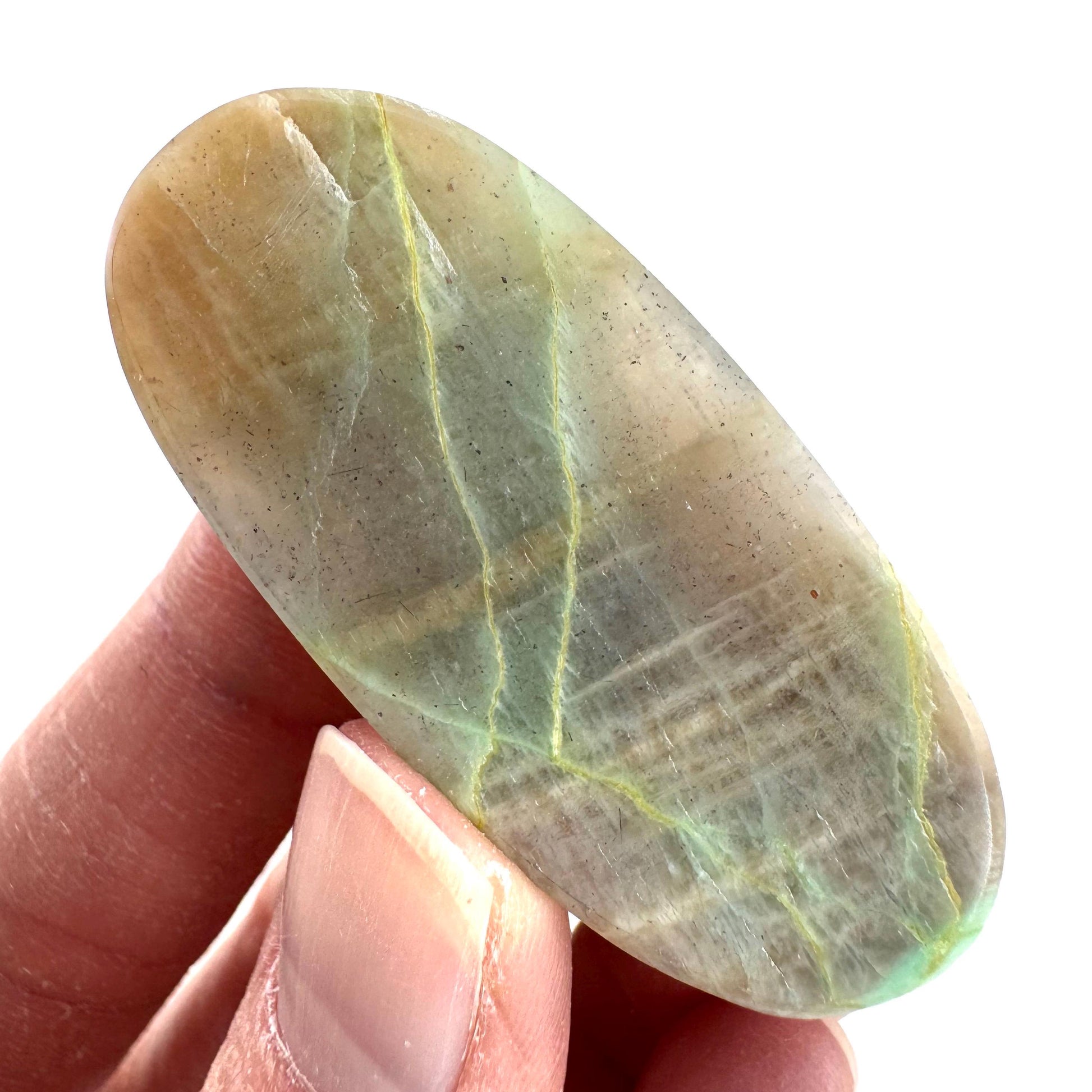 Garnierite Cabochon | Madagascar Moonstone Gemstone
