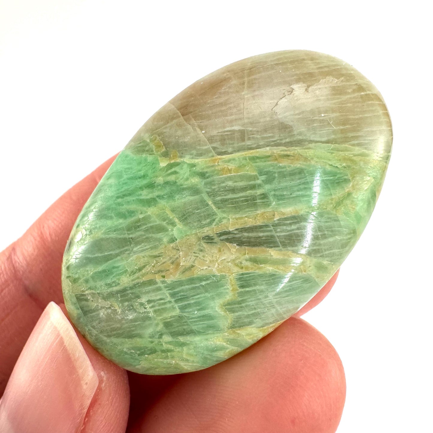 Garnierite Cabochon | Green Moonstone Gemstone