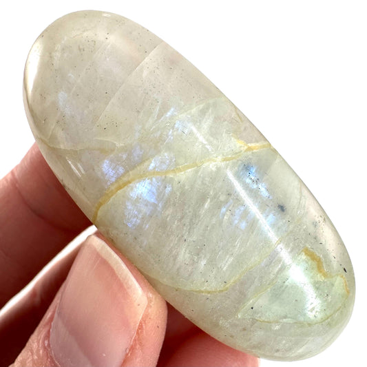 Flashy Garnierite Cabochon | Madagascar Moonstone Gemstone