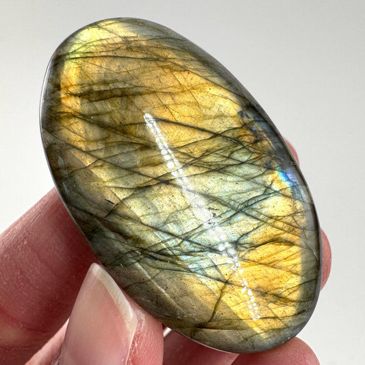Labradorite Cabochon | Flashy Natural Gemstone