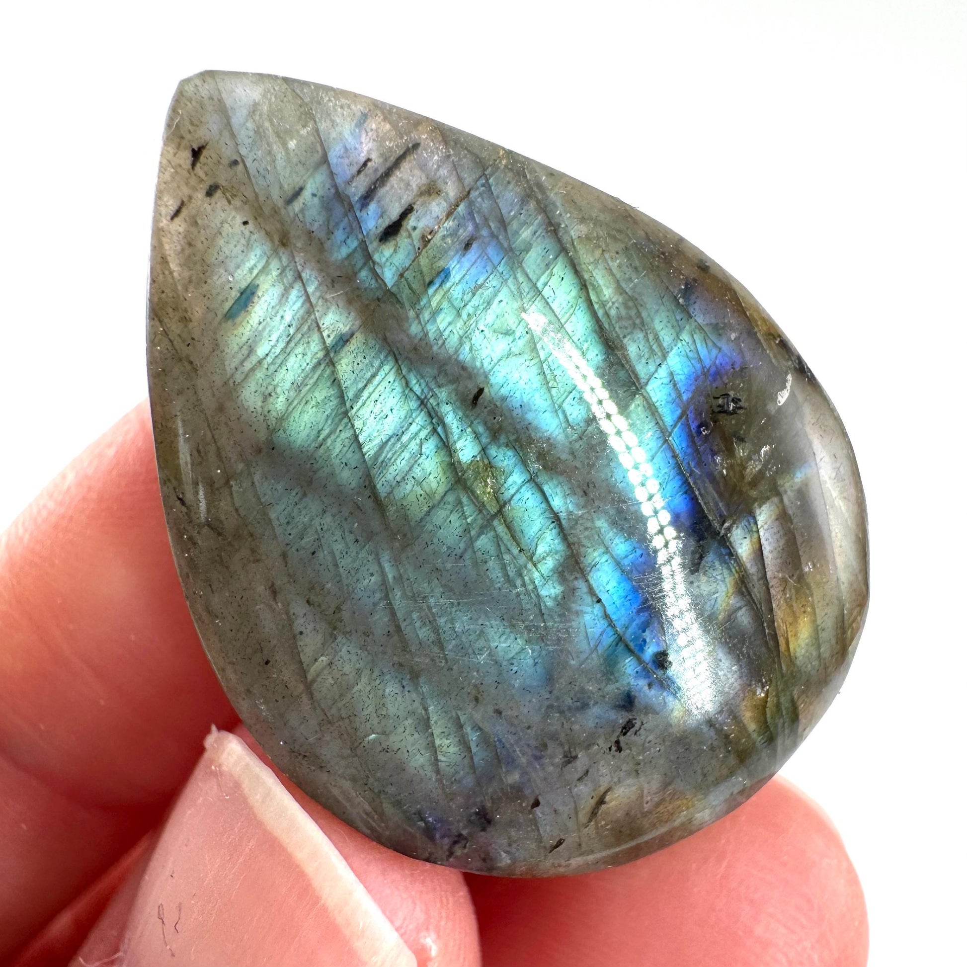 Labradorite Cabochon | Flashy Natural Gemstone