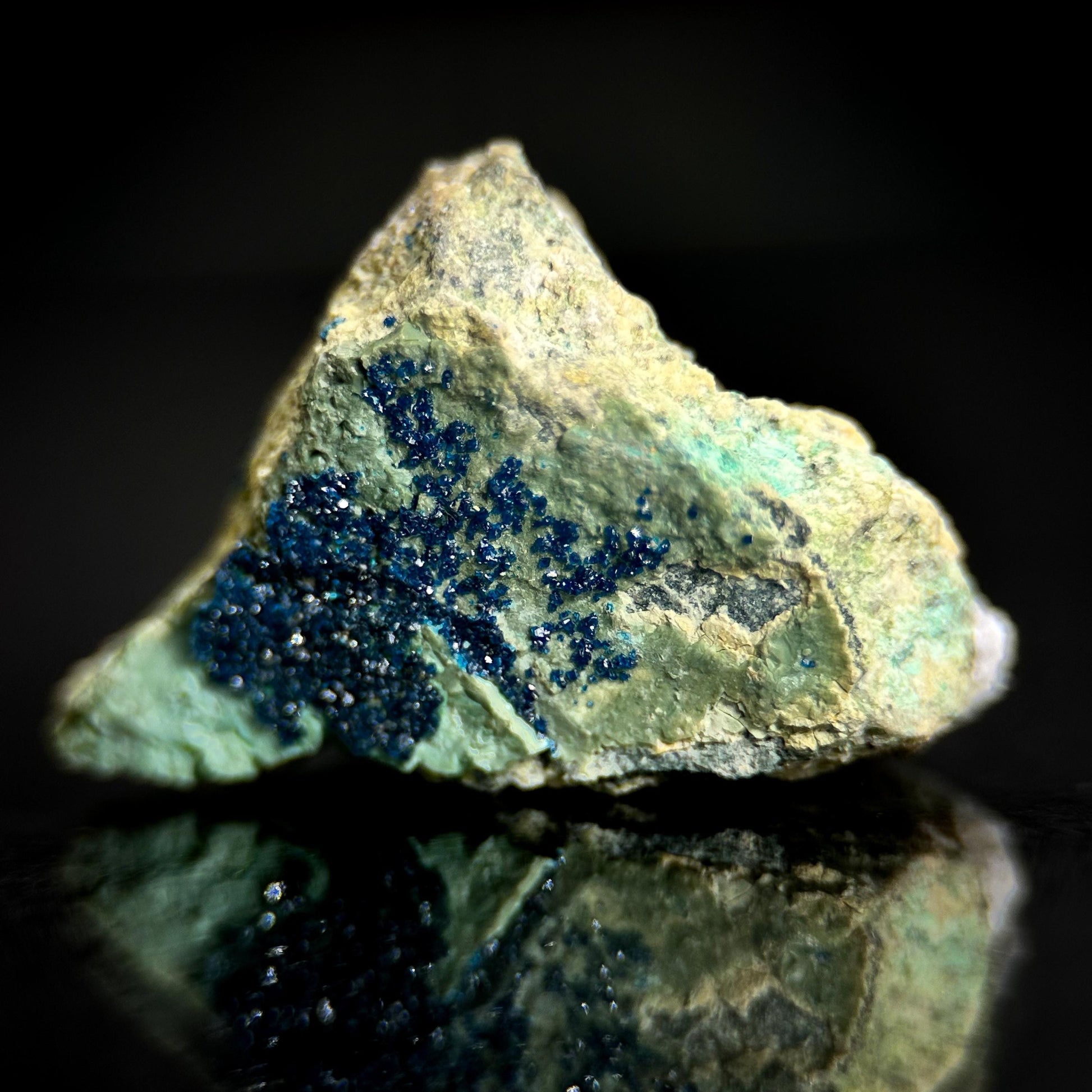 Cornetite (Nevada, USA) | Blue Crystal, Rare Mineral Specimen