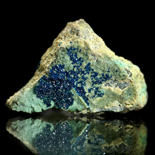 Cornetite (Nevada, USA) | Blue Crystal, Rare Mineral Specimen