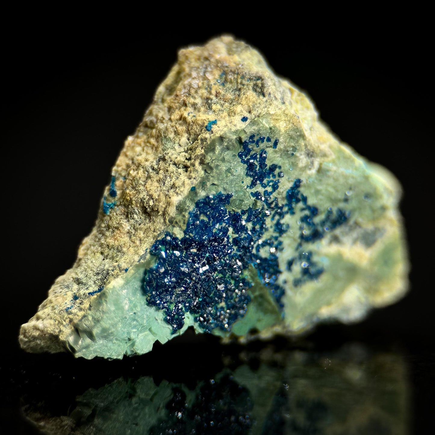 Cornetite (Nevada, USA) | Blue Crystal, Rare Mineral Specimen