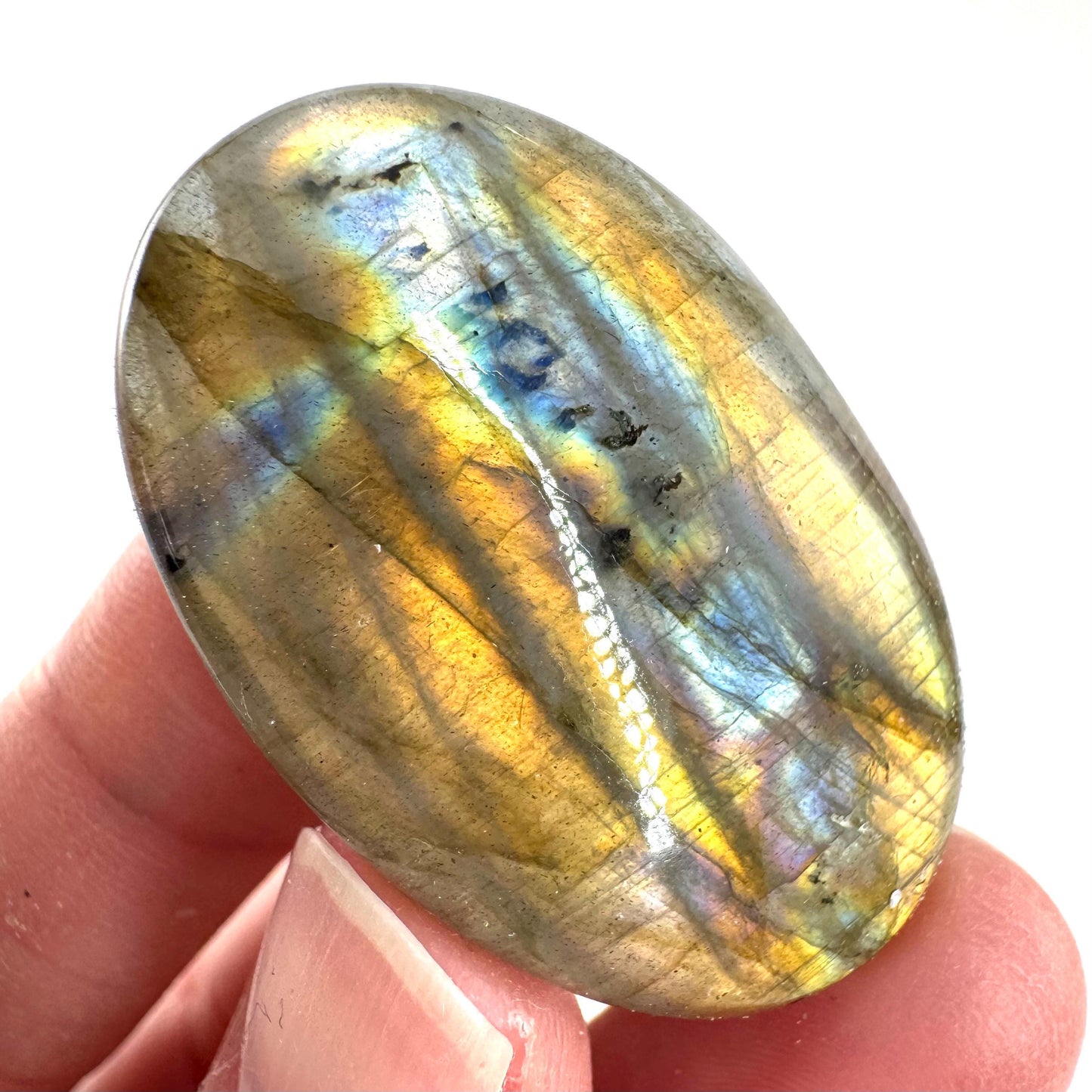 Labradorite Cabochon | Flashy Natural Gemstone