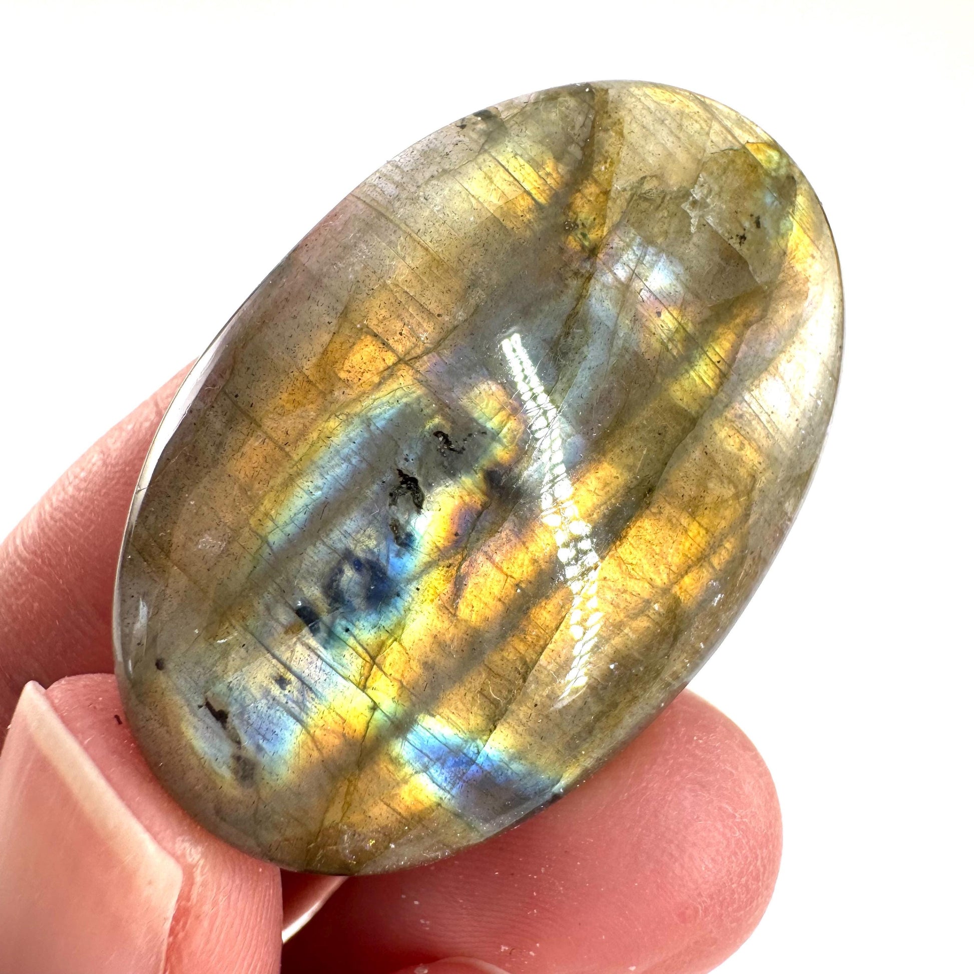 Labradorite Cabochon | Flashy Natural Gemstone