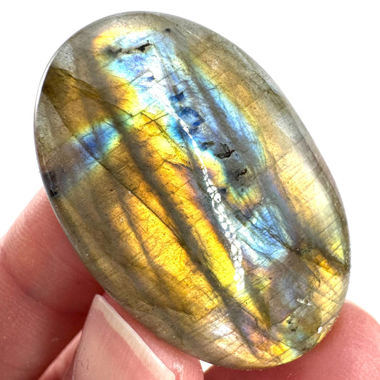 Labradorite Cabochon | Flashy Natural Gemstone