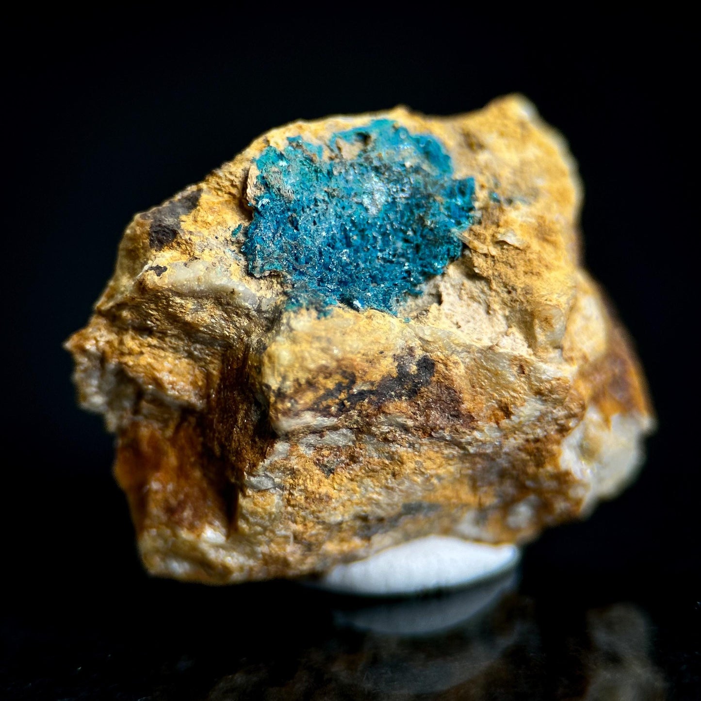 Langite on Matrix | blue crystal, rare mineral specimen from Ireland