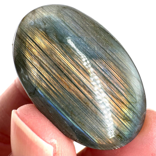 Labradorite Cabochon | Flashy Natural Gemstone