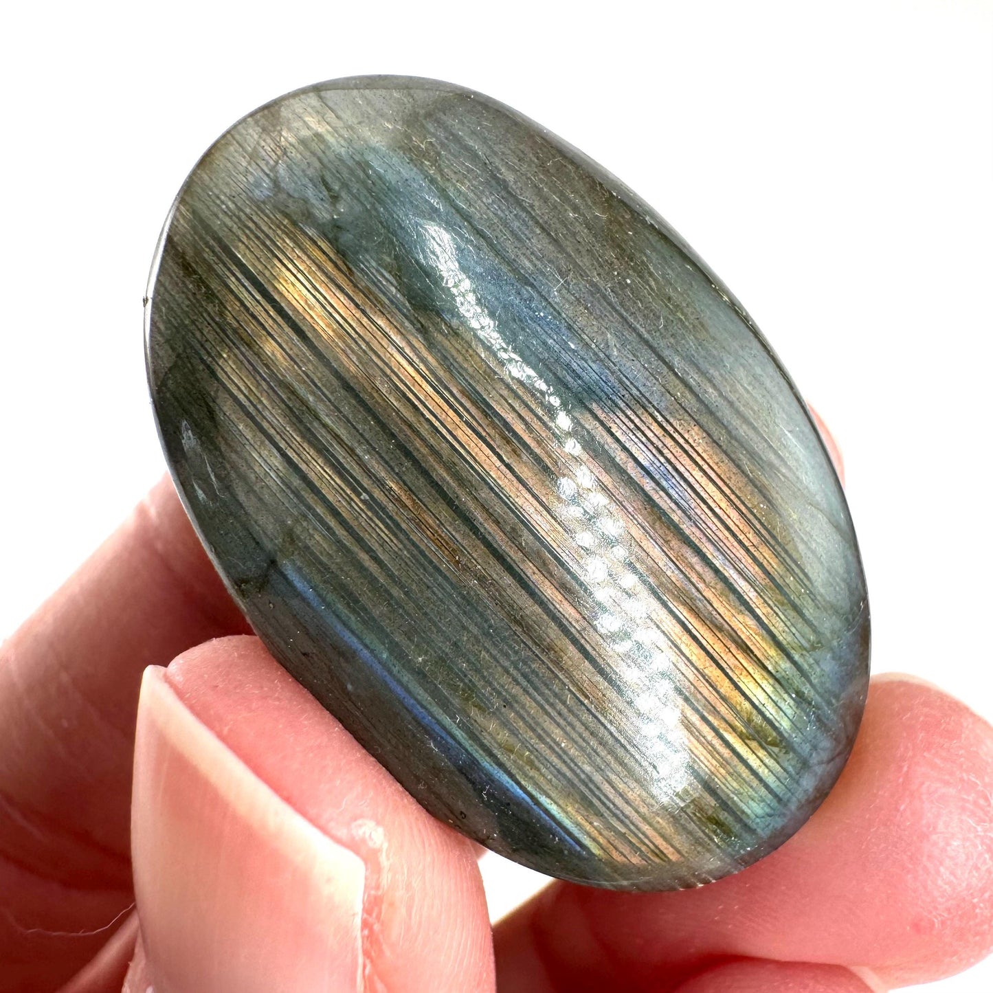 Labradorite Cabochon | Flashy Natural Gemstone