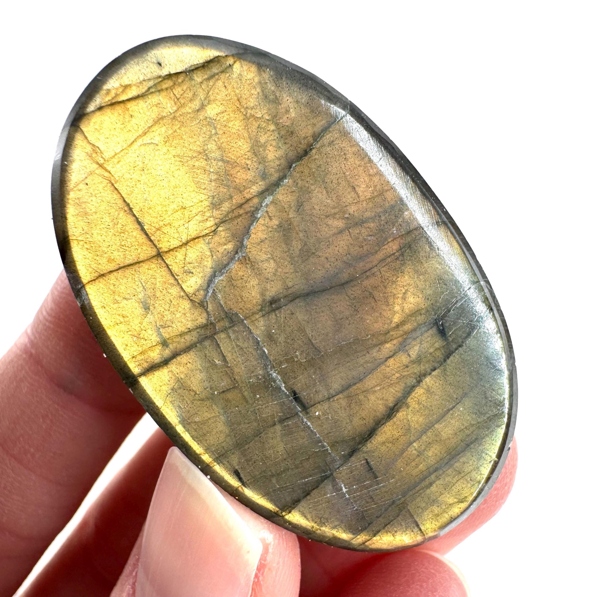 Labradorite Cabochon | Flashy Natural Gemstone