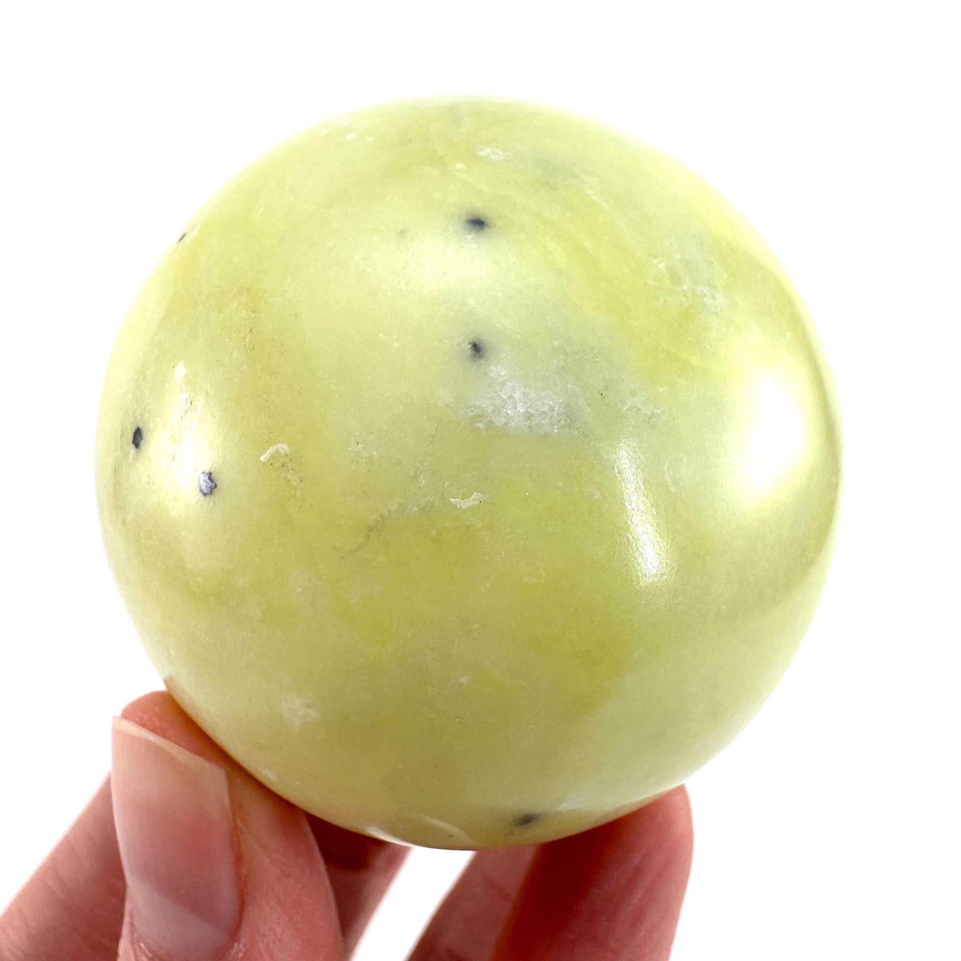 Serpentine Sphere | Polished Crystal Ball