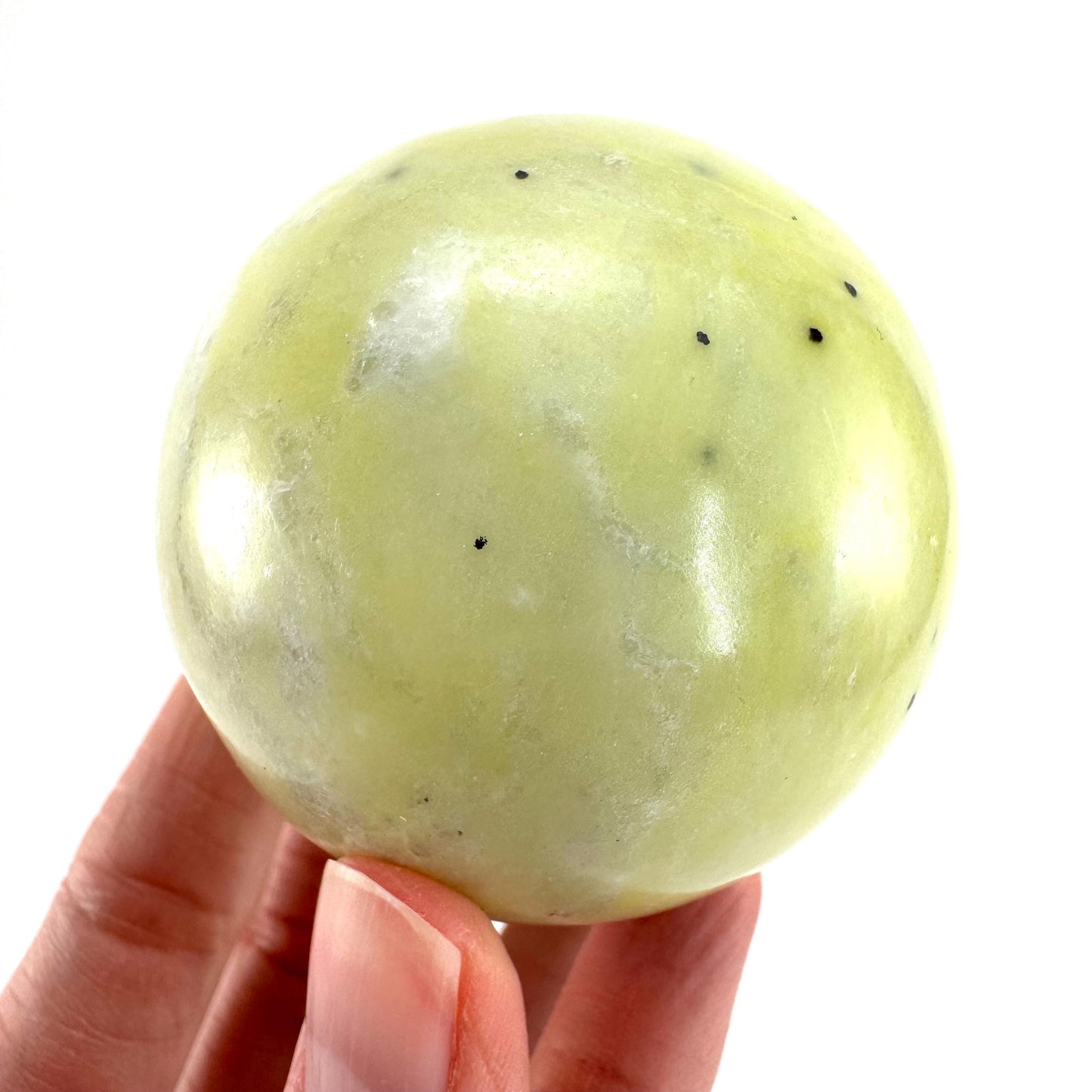 Serpentine Sphere | Polished Crystal Ball
