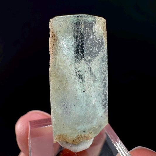 Aquamarine Crystal | natural blue beryl, mineral specimen from Namibia