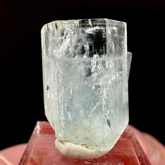 Aquamarine Crystal | natural blue beryl, mineral specimen from Namibia