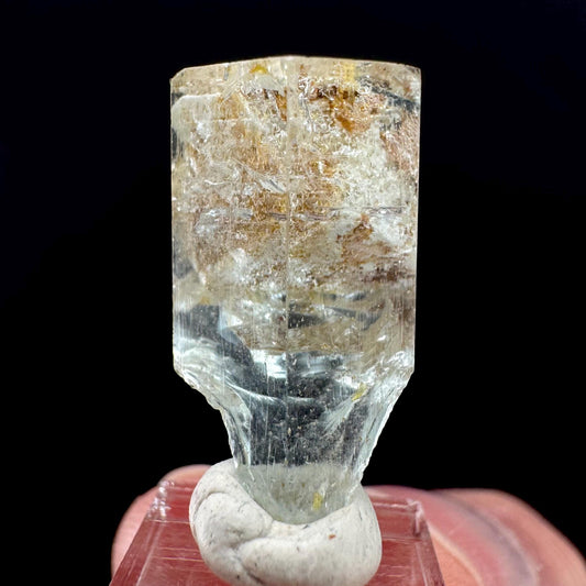 Aquamarine Crystal | natural blue beryl, mineral specimen from Namibia