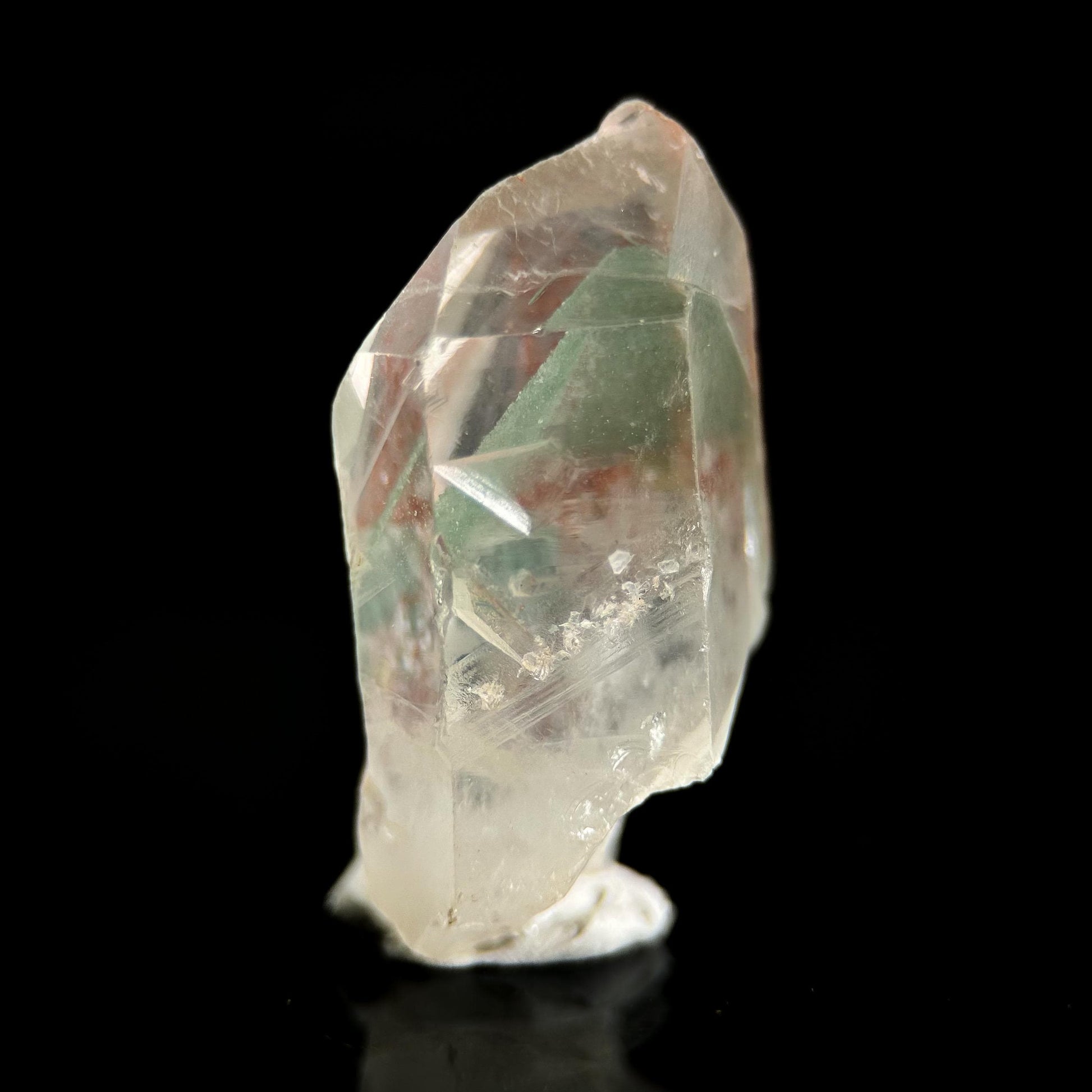 Phantom Chlorite Quartz | Green & Red Crystal, Mineral Specimen from Madagascar
