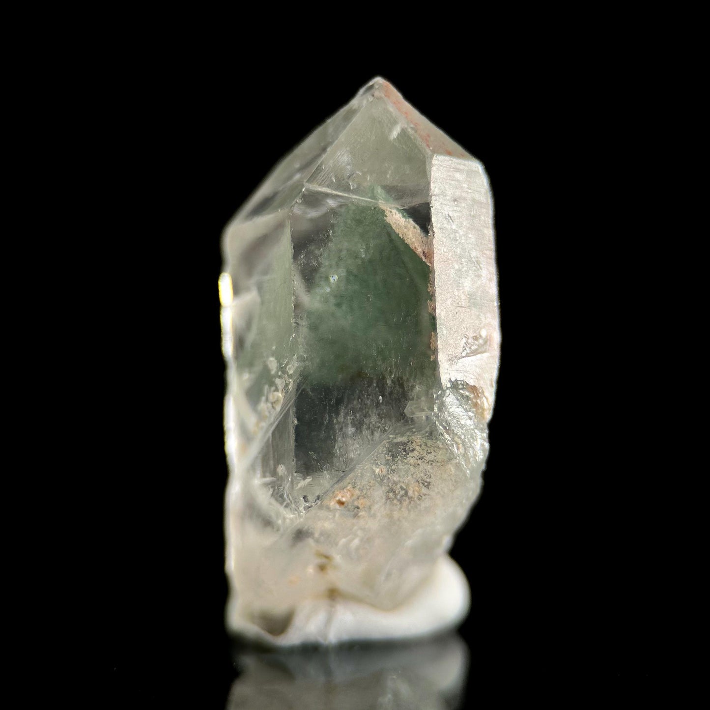 Phantom Chlorite Quartz | Green & Red Crystal, Mineral Specimen from Madagascar