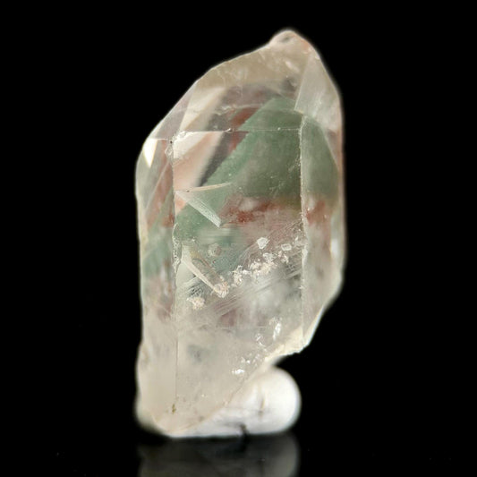 Phantom Chlorite Quartz | Green & Red Crystal, Mineral Specimen from Madagascar