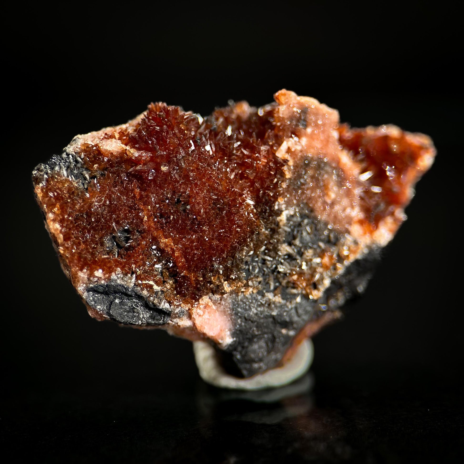 Rhodochrosite | red crystal, rare mineral specimen from South Africa