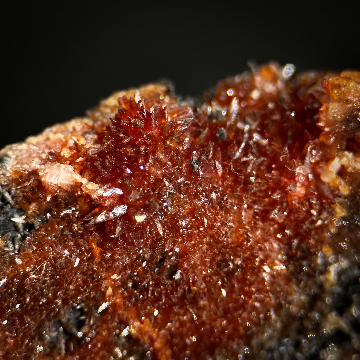Rhodochrosite | red crystal, rare mineral specimen from South Africa
