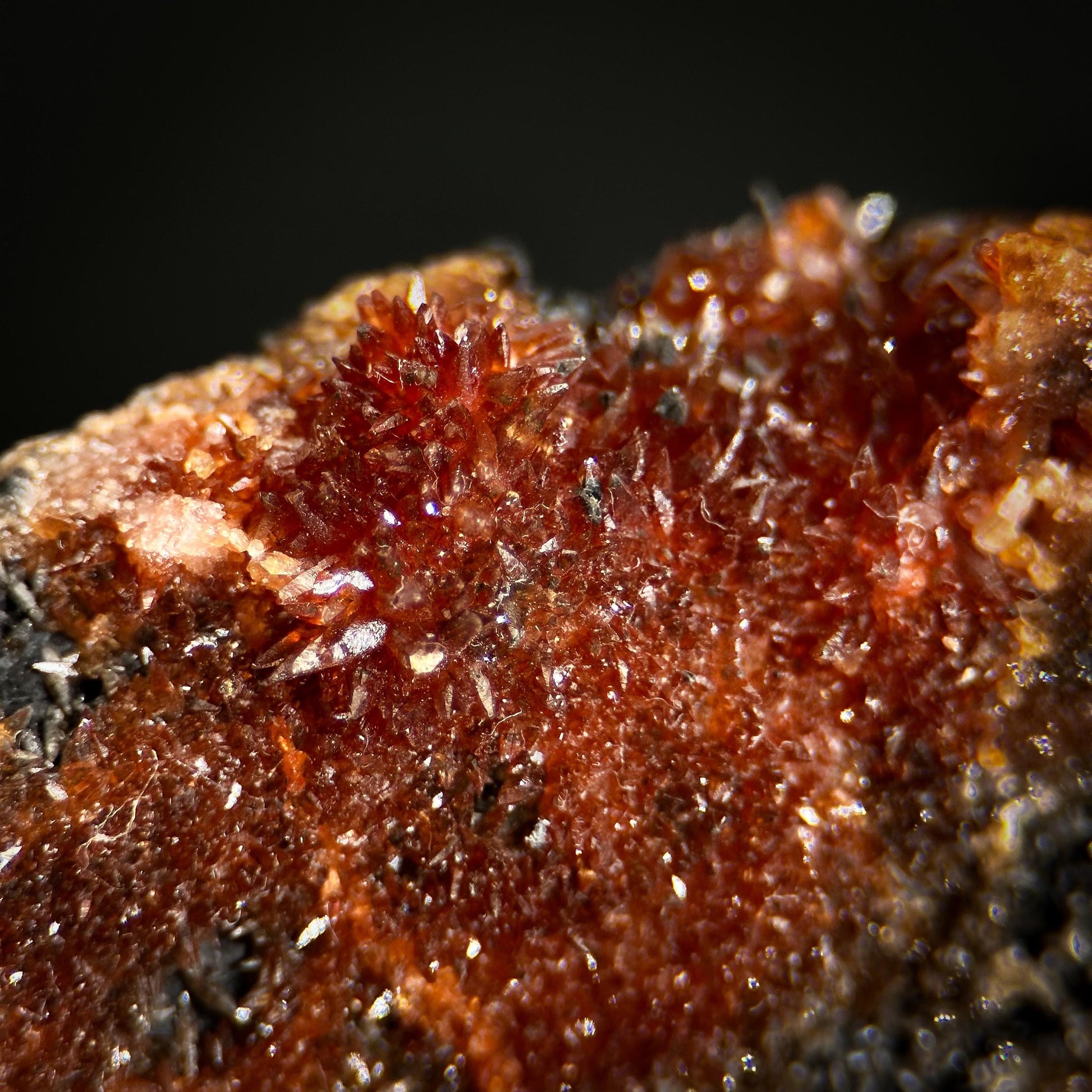 Rhodochrosite | red crystal, rare mineral specimen from South Africa