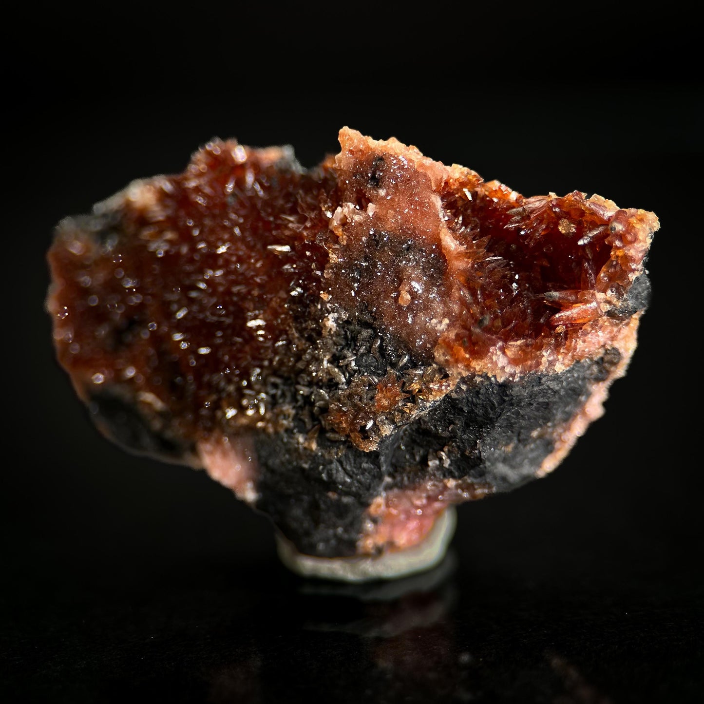 Rhodochrosite | red crystal, rare mineral specimen from South Africa