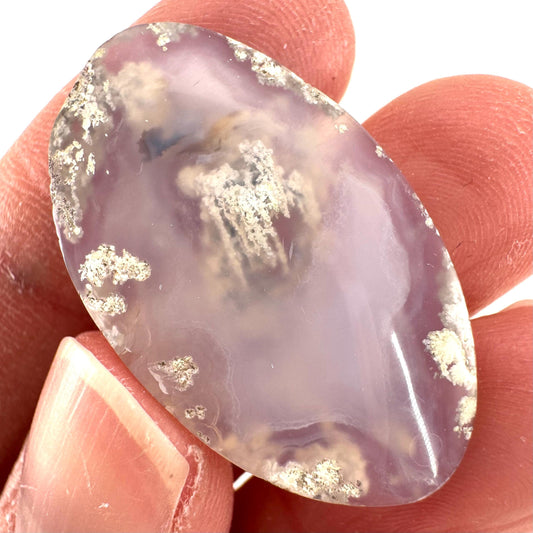Plume Agate Cabochon | Landscape Picture Gemstone