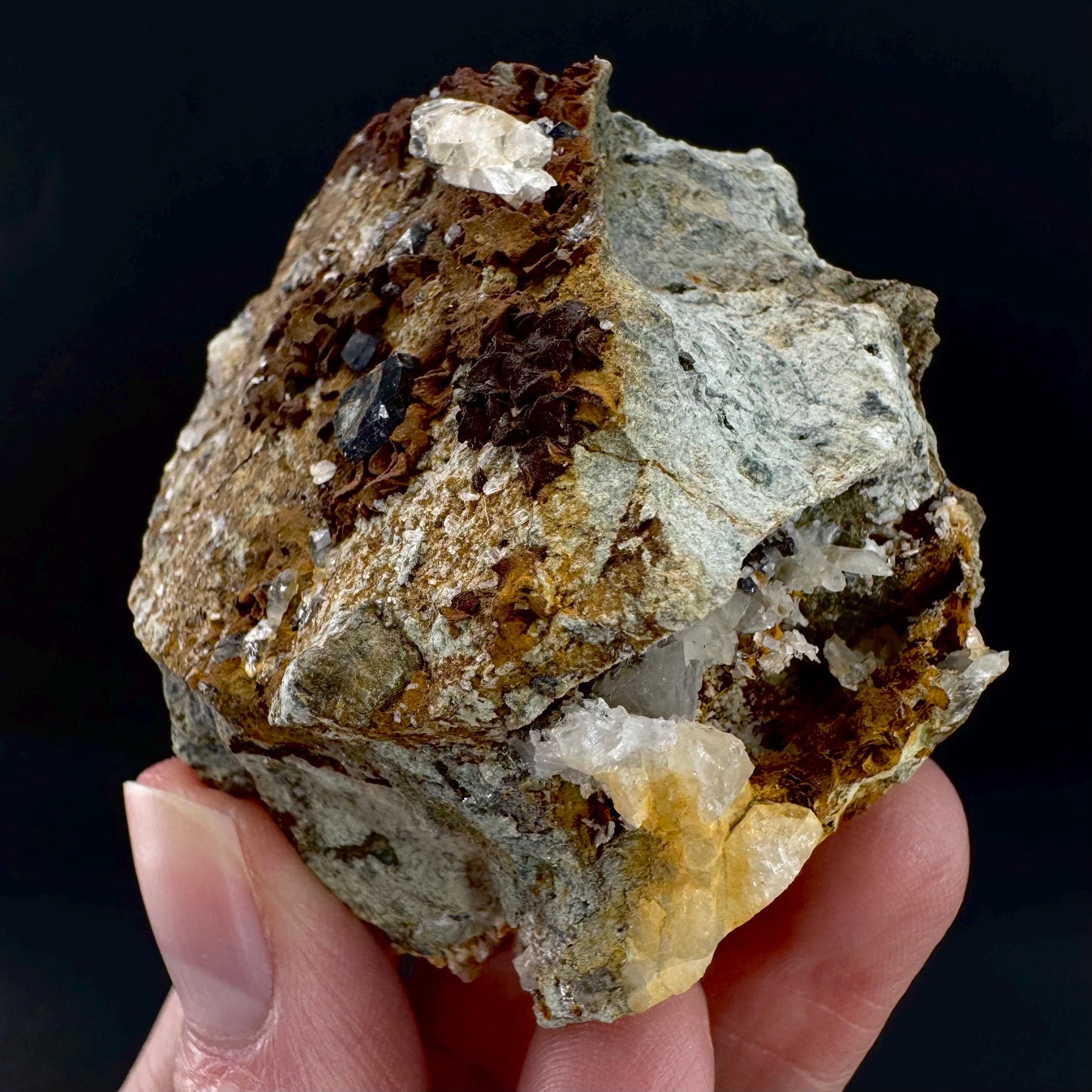 Anatase on Matrix | Metallic Crystal, Rare Mineral Specimen