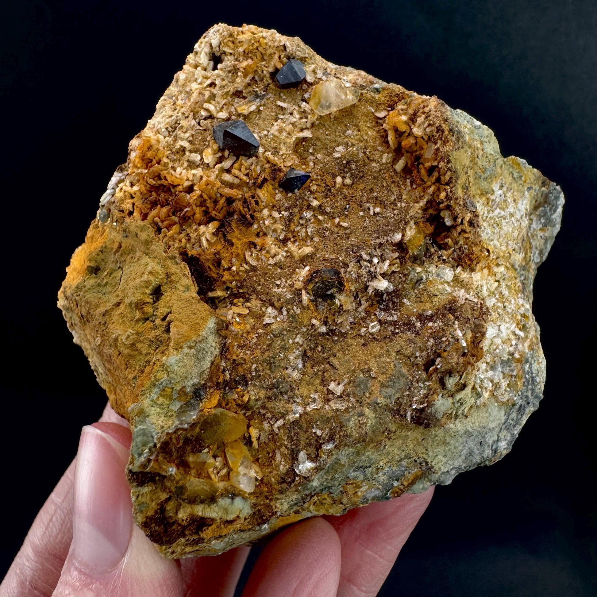 Anatase on Matrix | Metallic Crystal, Rare Mineral Specimen