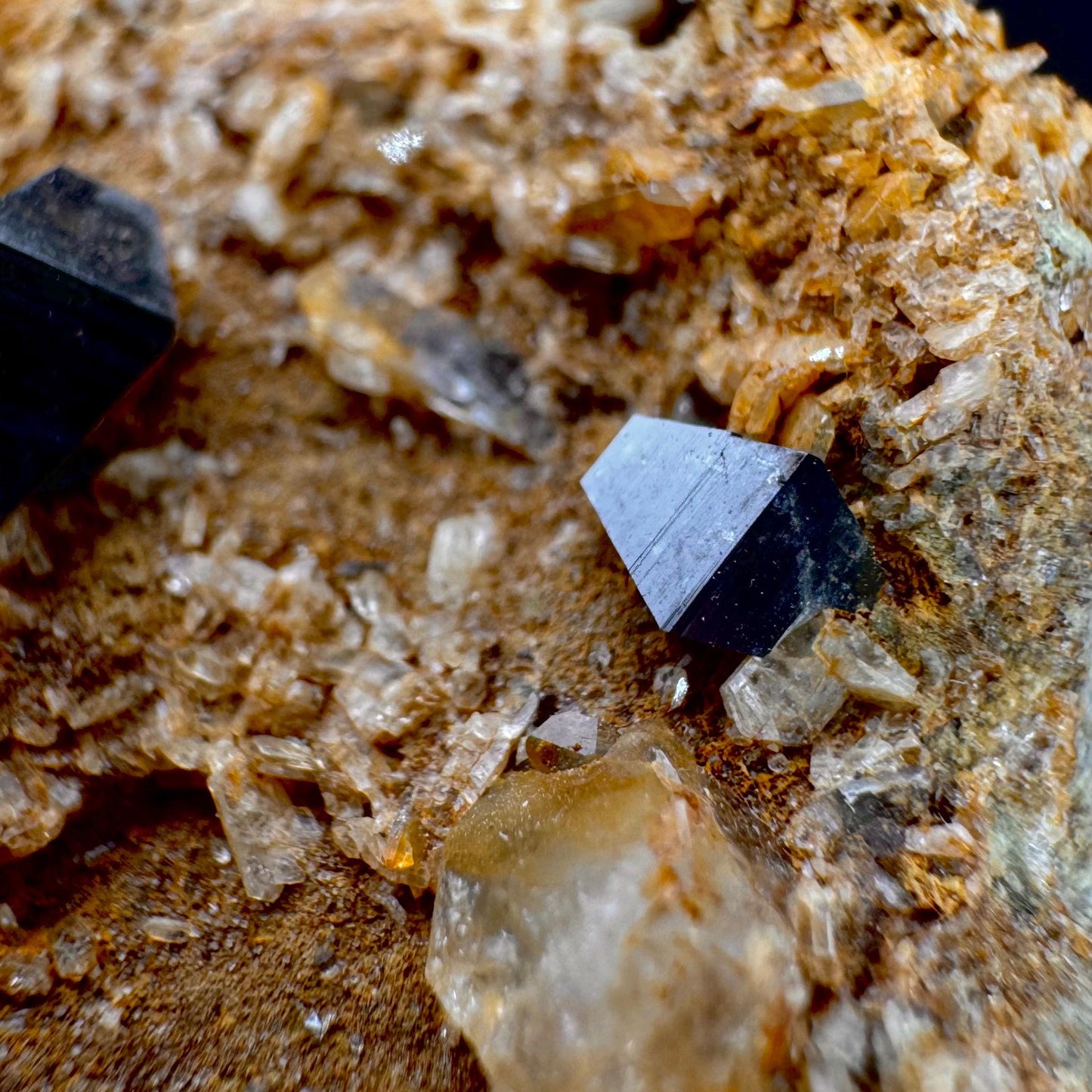 Anatase on Matrix | Metallic Crystal, Rare Mineral Specimen